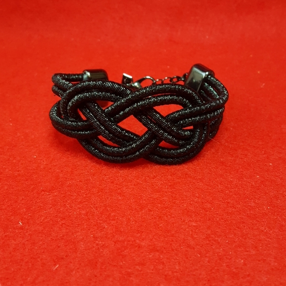 Jewelry - Braided black cord bracelet